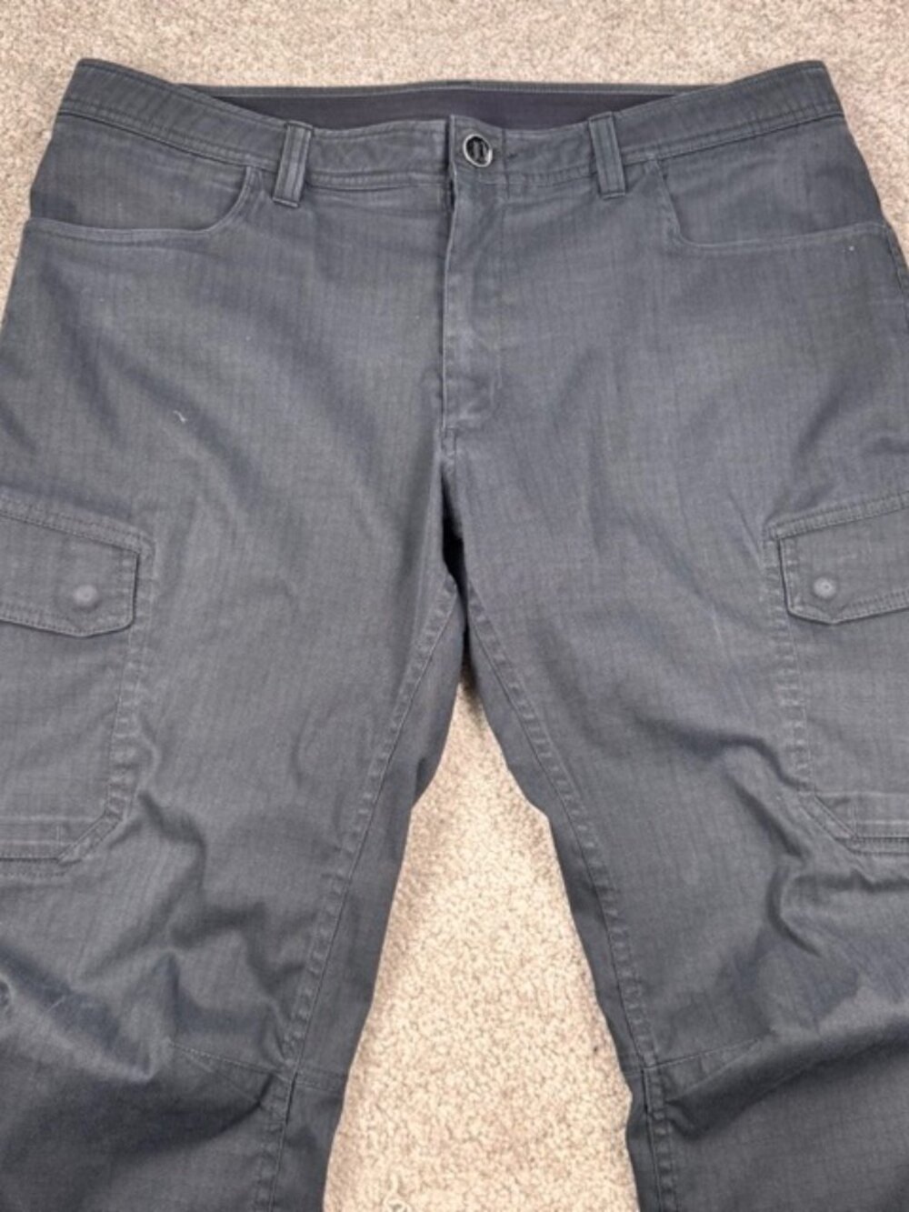 Under Armour Pants Mens 38x32 Black Enduro Cargo Tactical Storm Ripstop Workwear